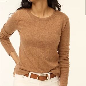 Jcrew Factory Tan Brown Long Sleeve Teddie Sweater